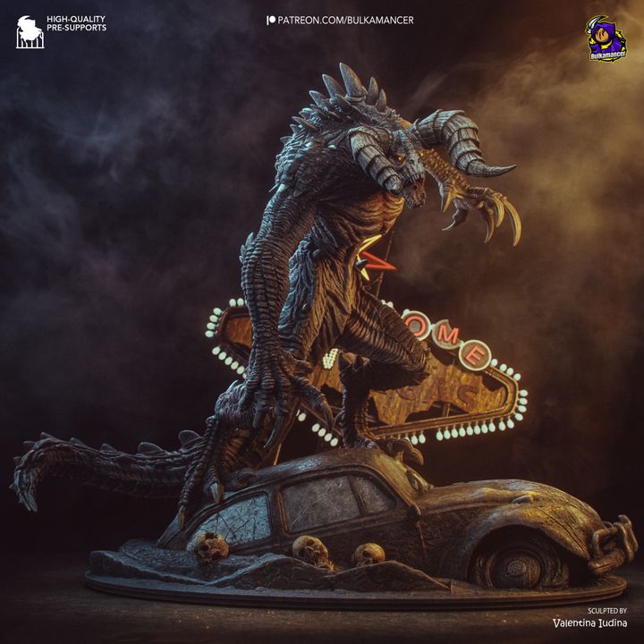 Deathclaw Resin Fan Art MTO (Design by Bulkamancer)