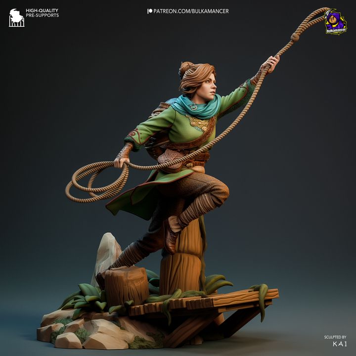 Zoe - Split Fiction - Resin Fan Art - MTO (Design by Bulkamancer)