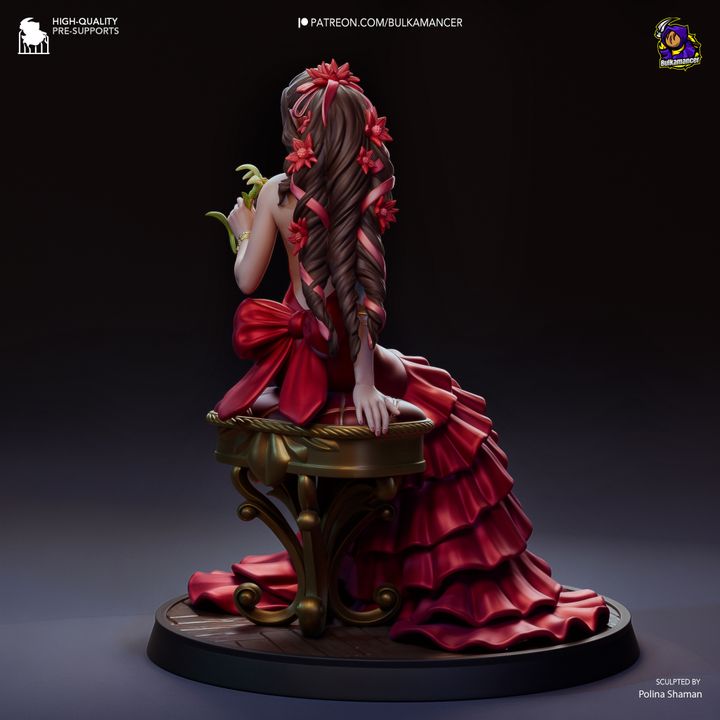 Aerith Final Fantasy VII Resin Fan Art - MTO (Design by Bulkamancer)