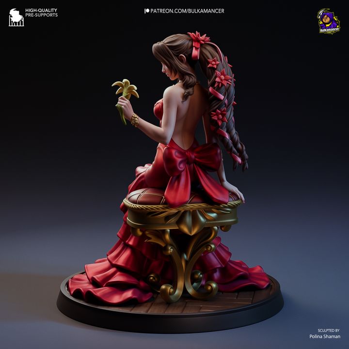 Aerith Final Fantasy VII Resin Fan Art - MTO (Design by Bulkamancer)
