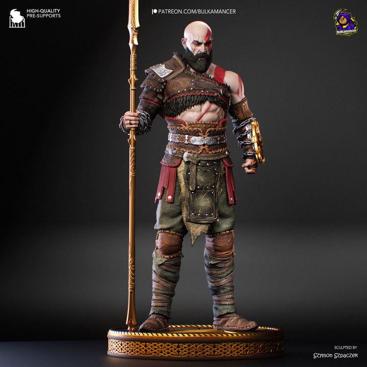 Kratos - God of War - Resin Fan Art - MTO (Design by Bulkamancer)