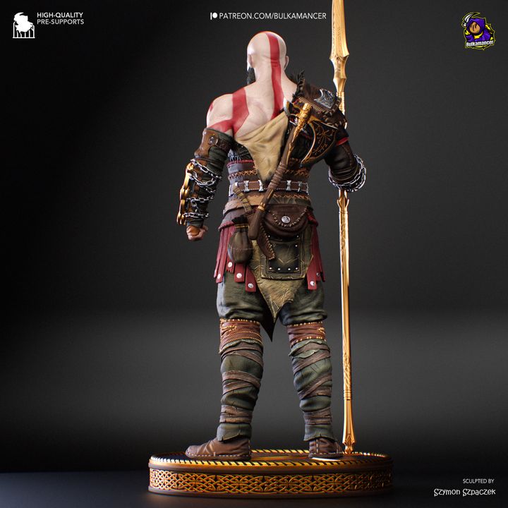 Kratos - God of War - Resin Fan Art - MTO (Design by Bulkamancer)
