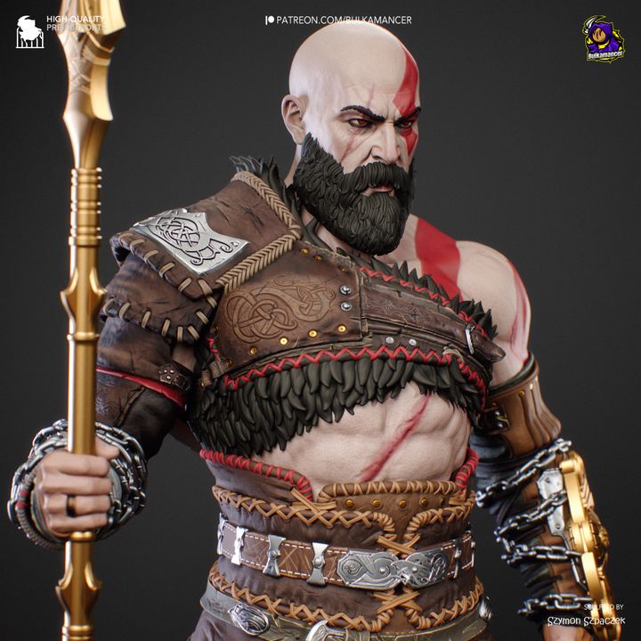 Kratos - God of War - Resin Fan Art - MTO (Design by Bulkamancer)