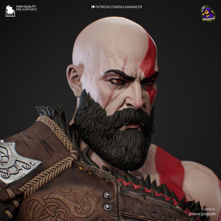 Kratos - God of War - Resin Fan Art - MTO (Design by Bulkamancer)