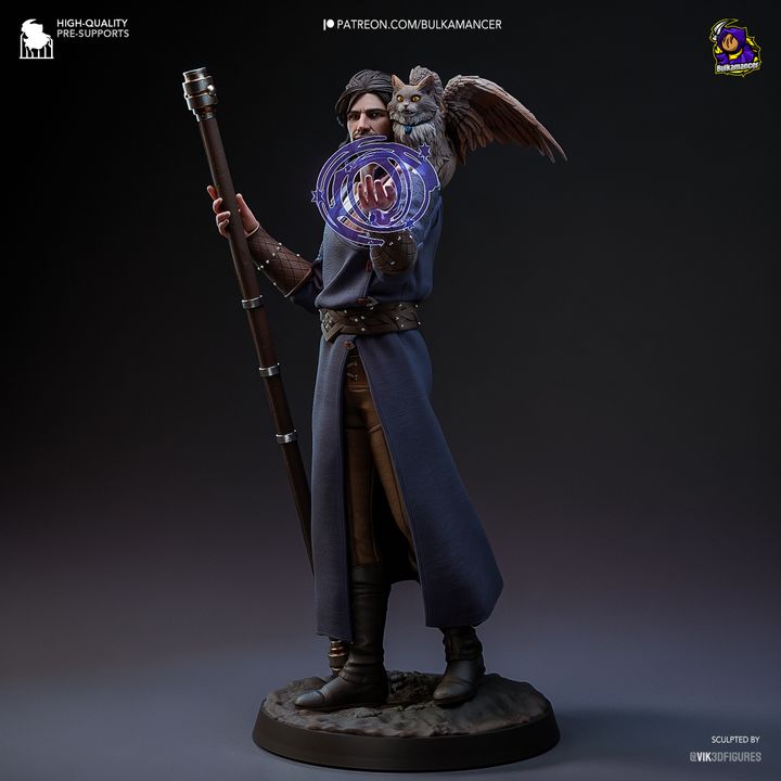 Gale - Baldur's Gate 3 - Resin Fan Art - MTO (Design by Bulkamancer)