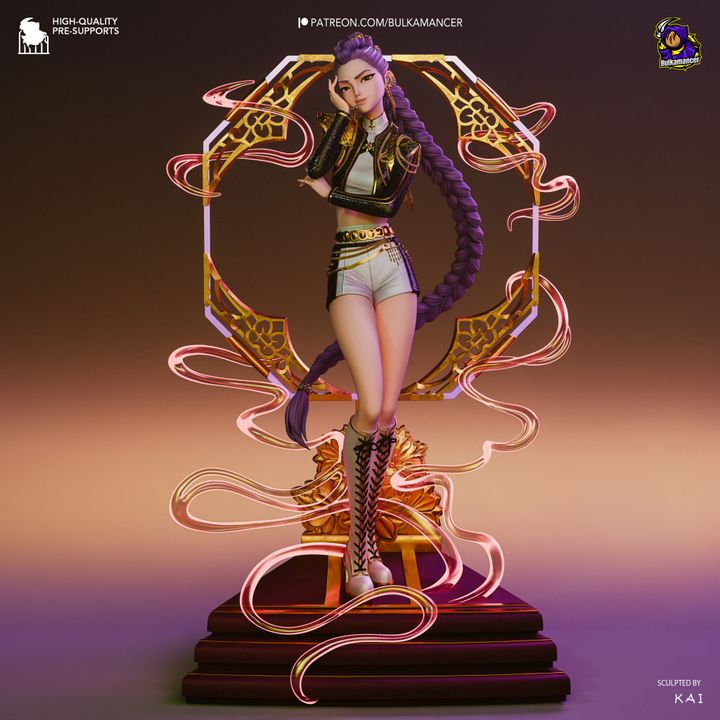 Rumi KPOP Demon Hunter Resin Fan Art MTO (Design by Bulkamancer)