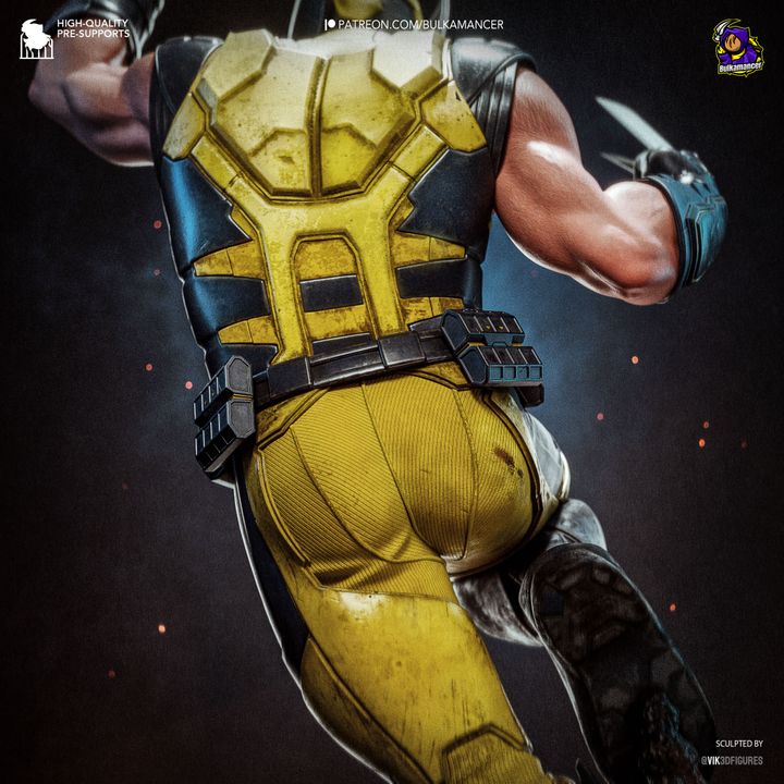 Wolverine Resin Art (Design by Bulkamancer)
