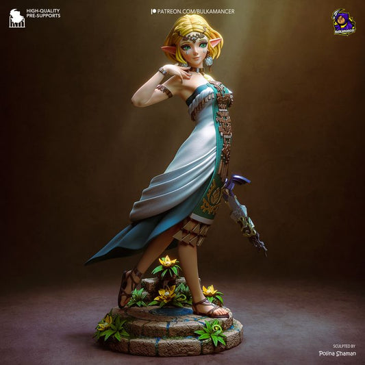 Zelda Resin Art (Design by Bulkamancer)