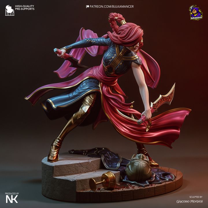 Katarina League of Legends Resin Fan Art - MTO (Design by Bulkamancer)