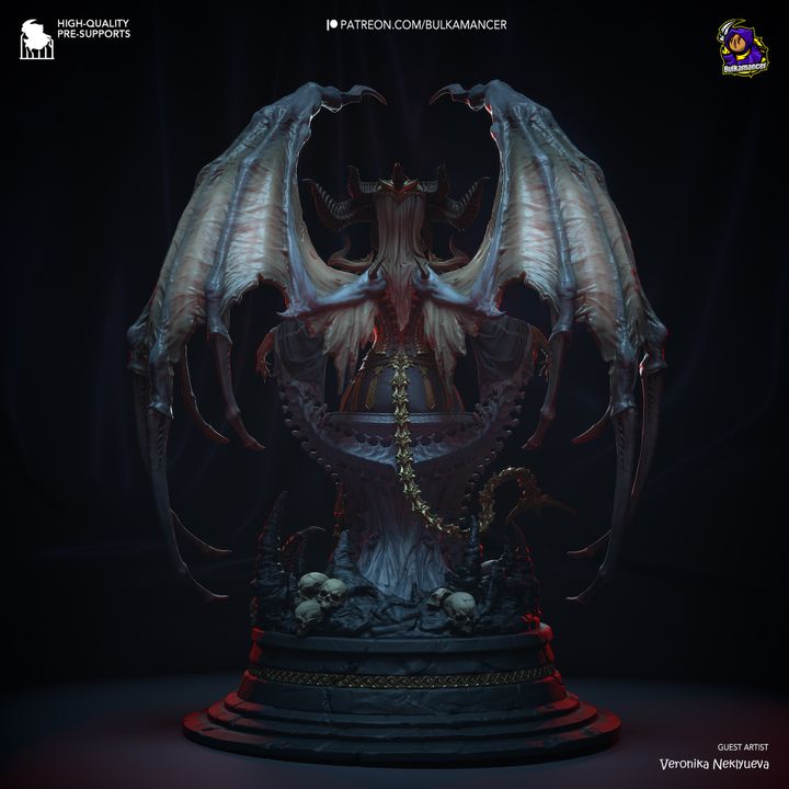 Diablo Lilith Resin Fan Art - MTO (Design by Bulkamancer)