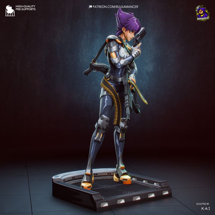 Konoko (Oni) Resin Fan Art MTO (Design by Bulkamancer)