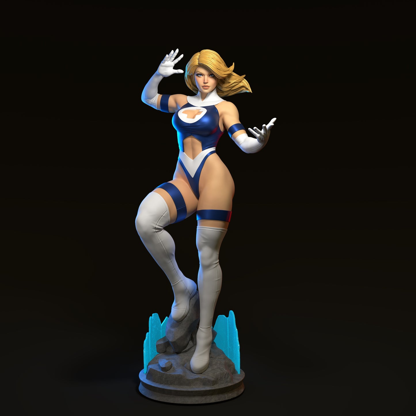 Sue Storm Invisible Woman Resin Fan Art - MTO (A3D)