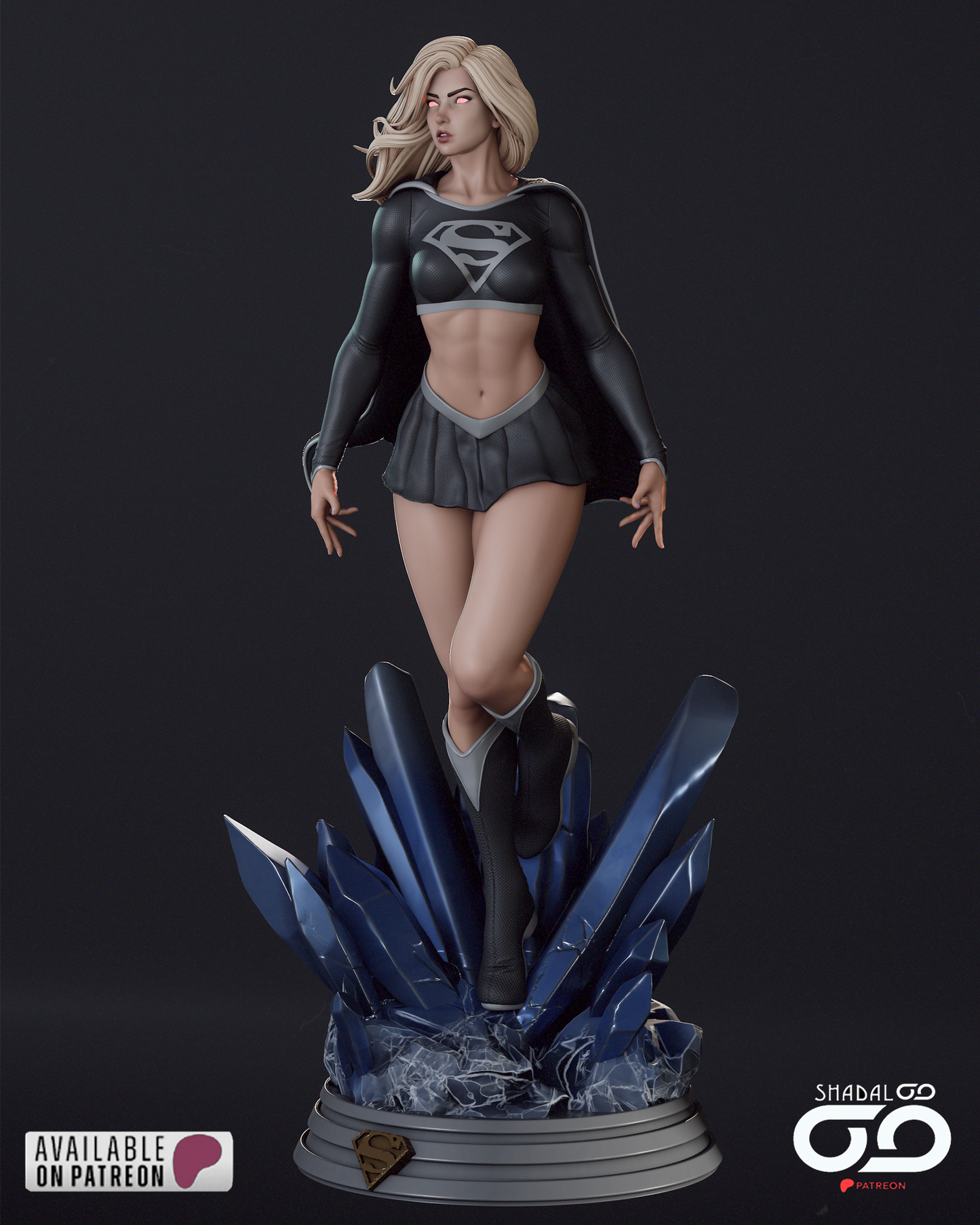 Supergirl Resin Sculpture Fan Art - MTO (SDO)