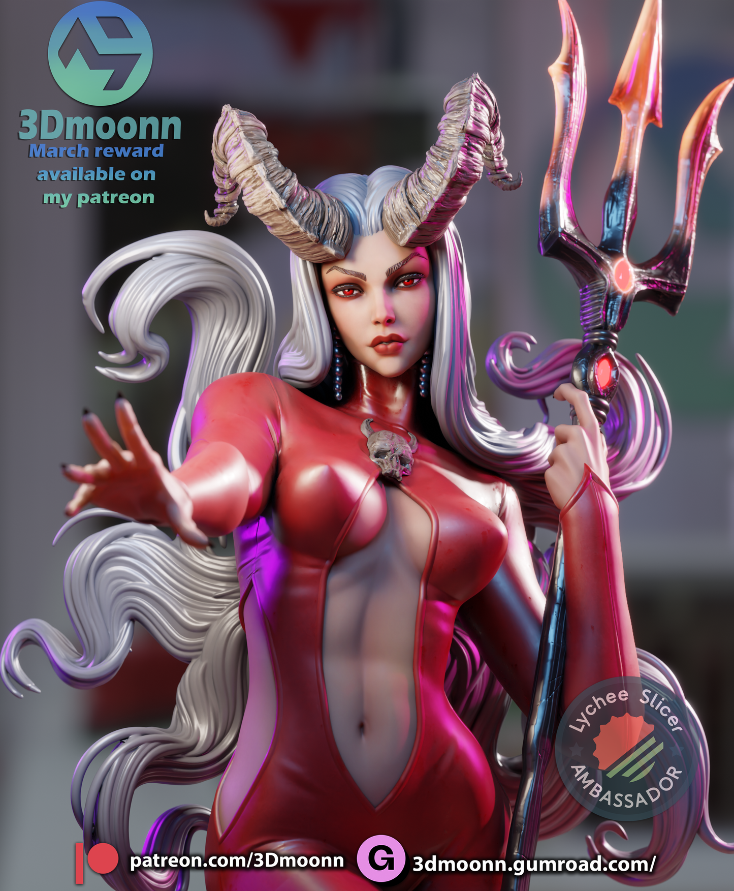 Satana Resin Fan Art Sculpture (3DM)