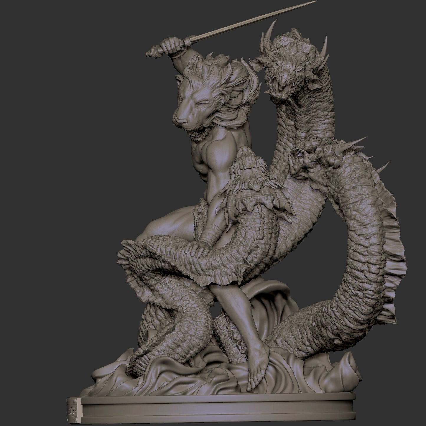 Hercules Collectible Resin Fan Art Pro Painted - MTO