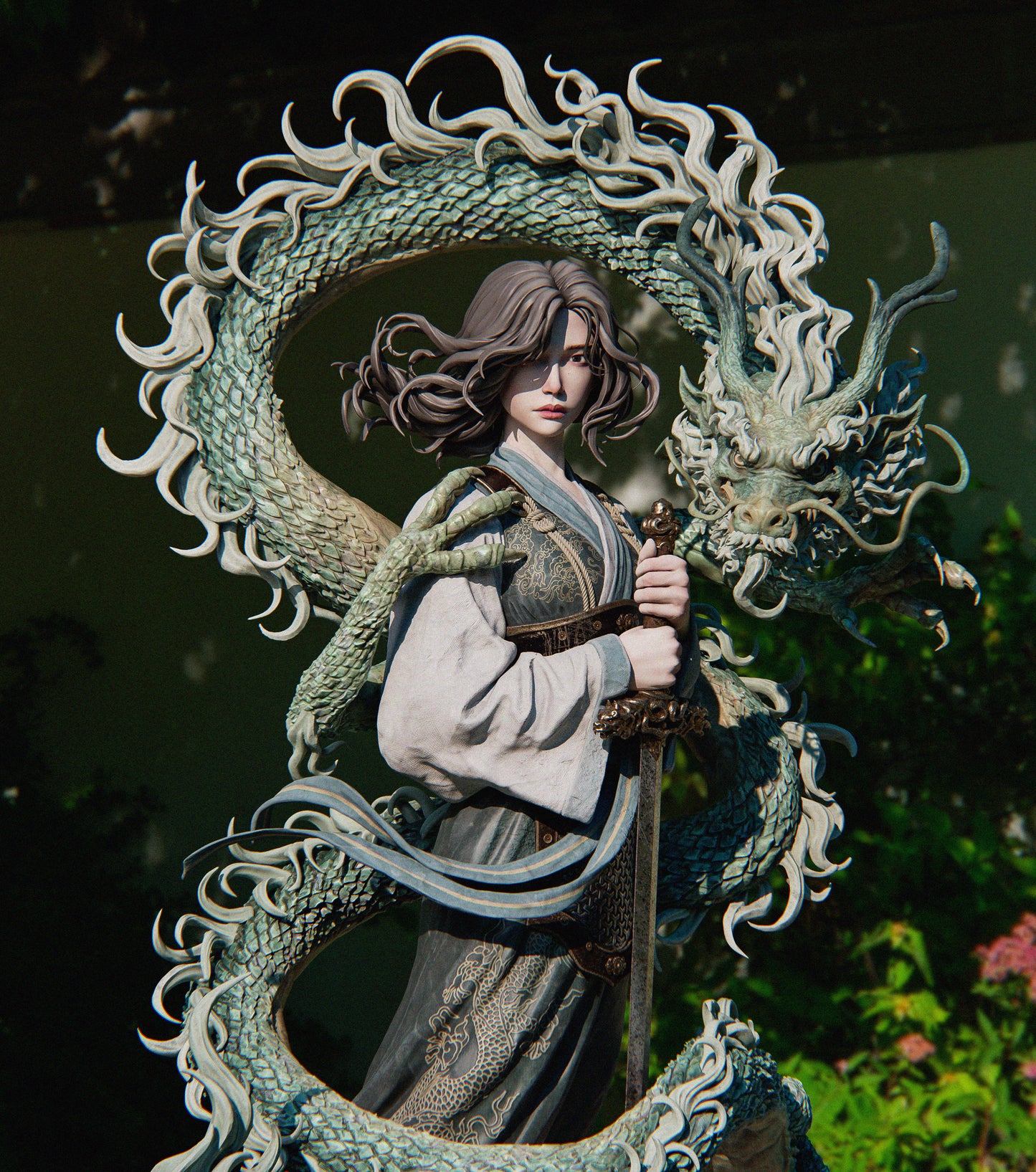 Mulan Resin Sculpture (Design by CA3D Studios)