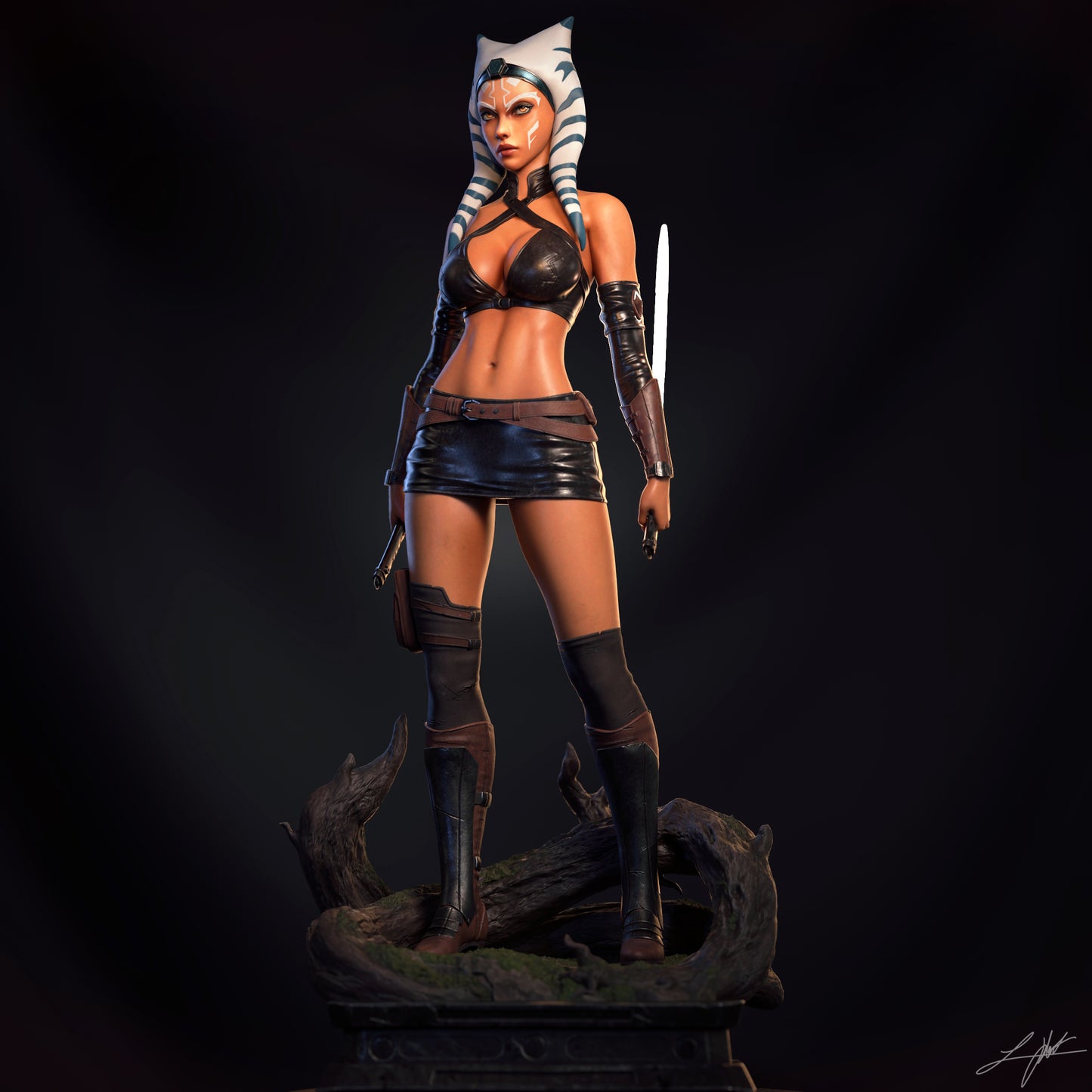 Ahsoka Tano Resin Fan Art - MTO (Design by Abe3D)