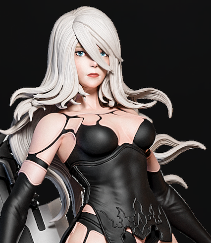 A2 Nier Automata Resin Art (East Sea Monster Version)