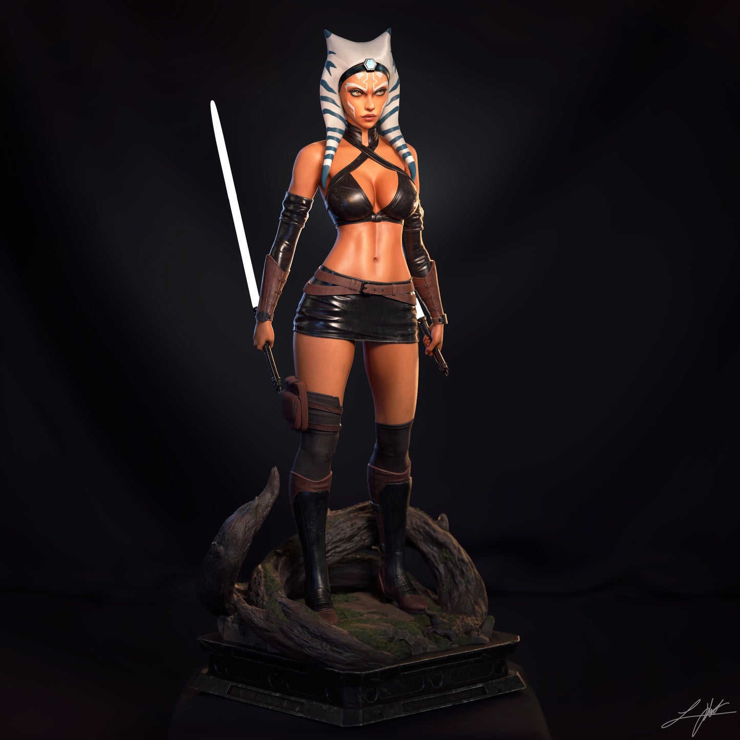 Ahsoka Tano Resin Fan Art - MTO (Design by Abe3D)