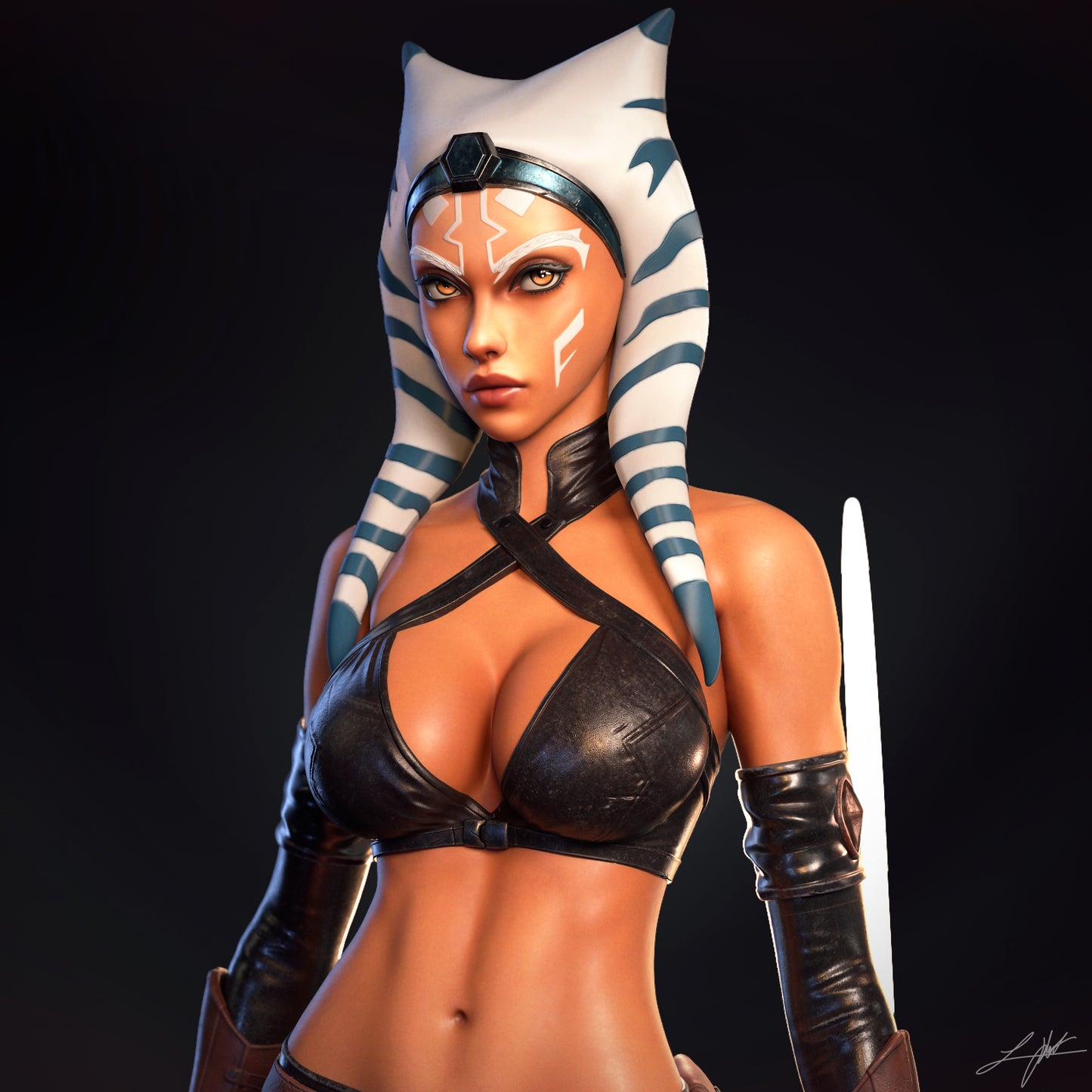 Ahsoka Tano Resin Fan Art - MTO (Design by Abe3D)