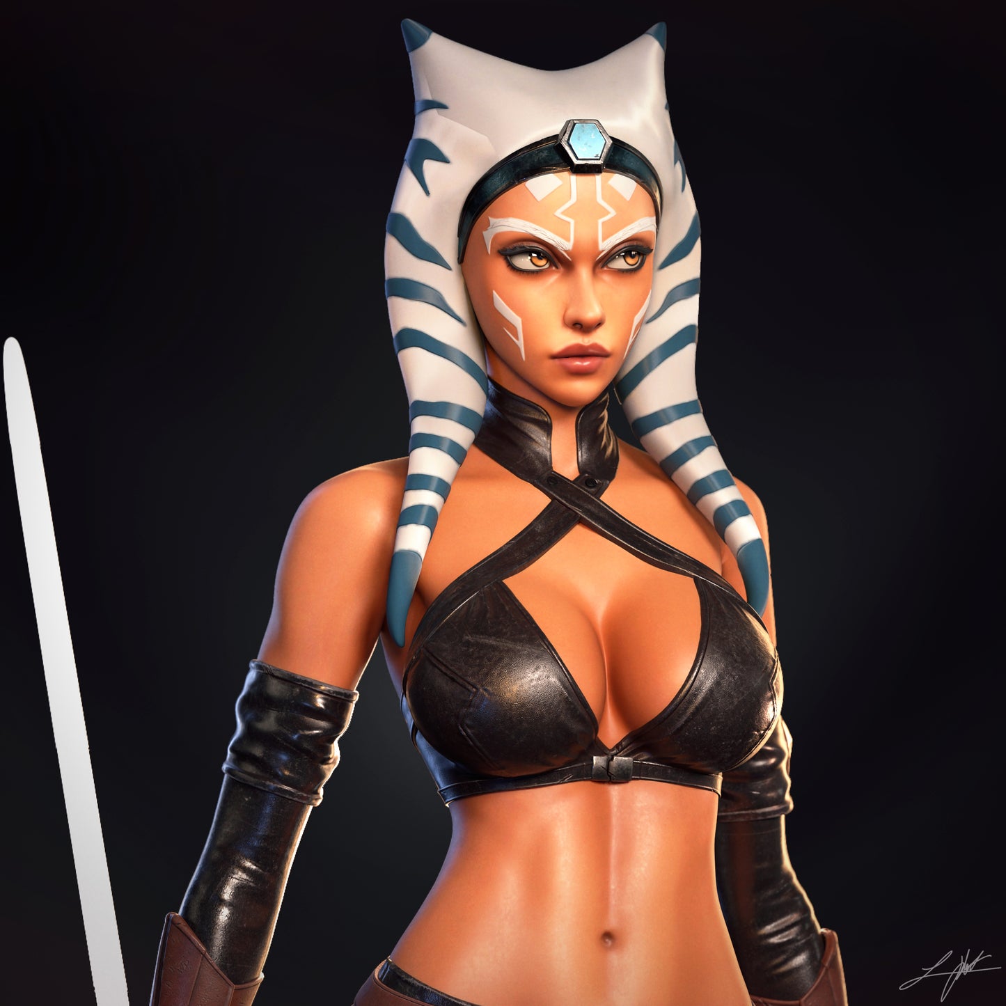 Ahsoka Tano Resin Fan Art - MTO (Design by Abe3D)