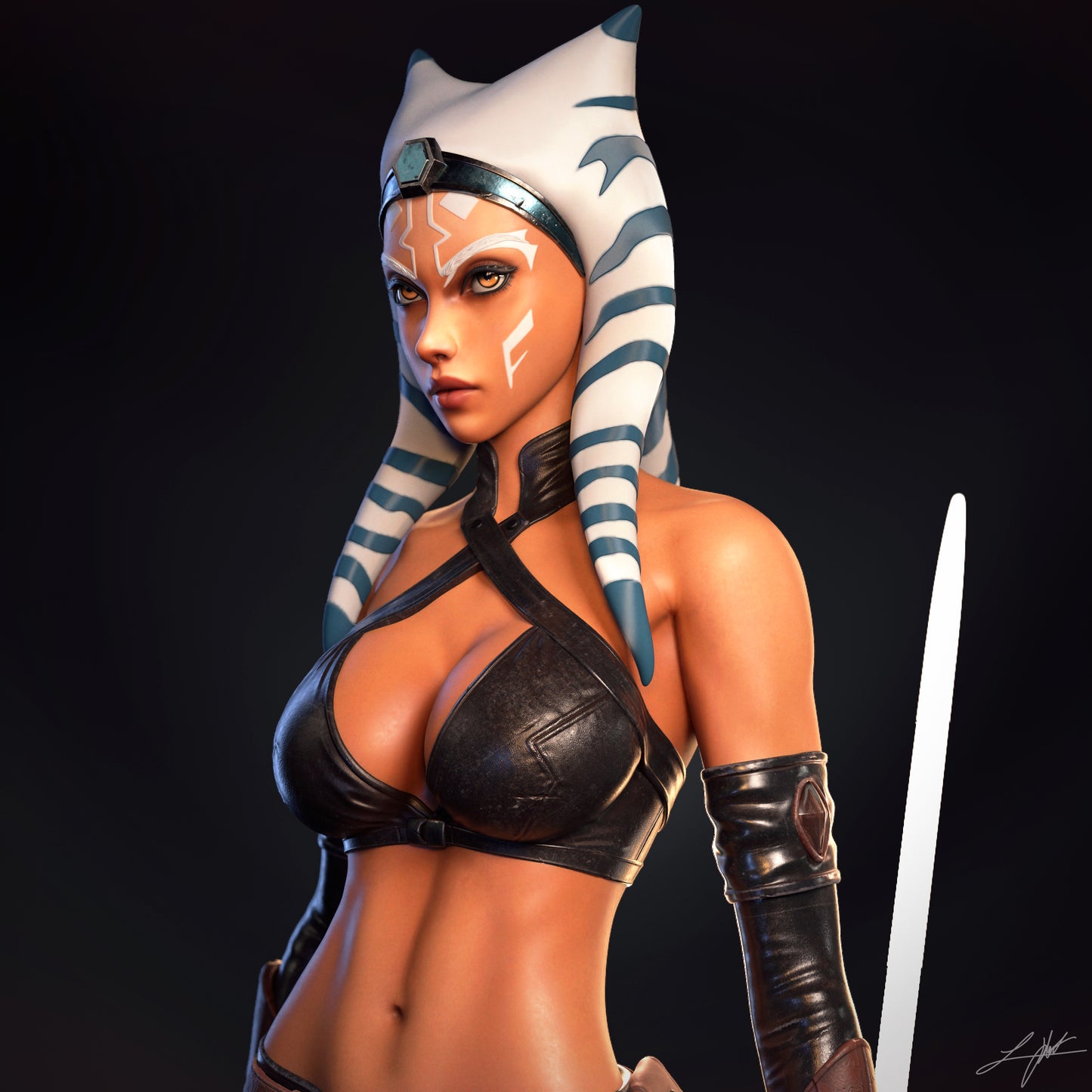 Ahsoka Tano Resin Fan Art - MTO (Design by Abe3D)
