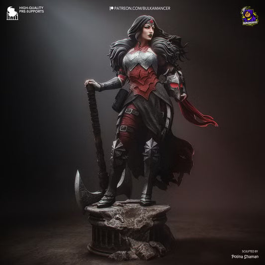 Absolute Wonder Woman Resin Art (Design by Bulkamancer)