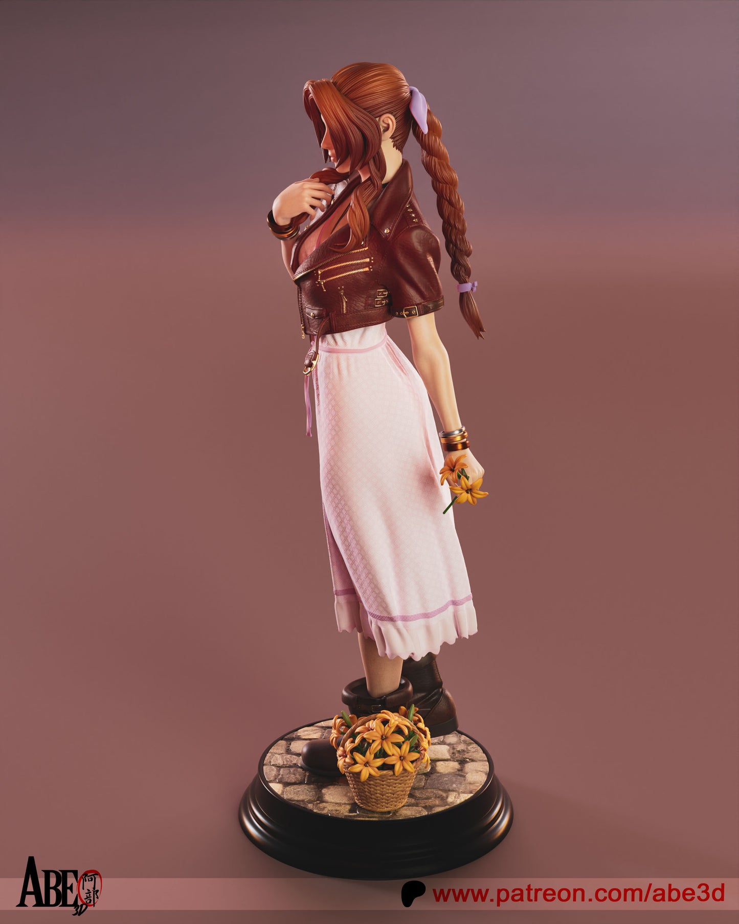 Aerith Resin Fan Art - MTO (Design by Abe3D)