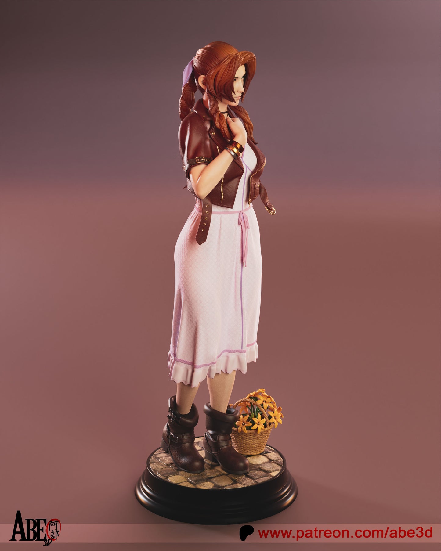 Aerith Resin Fan Art - MTO (Design by Abe3D)