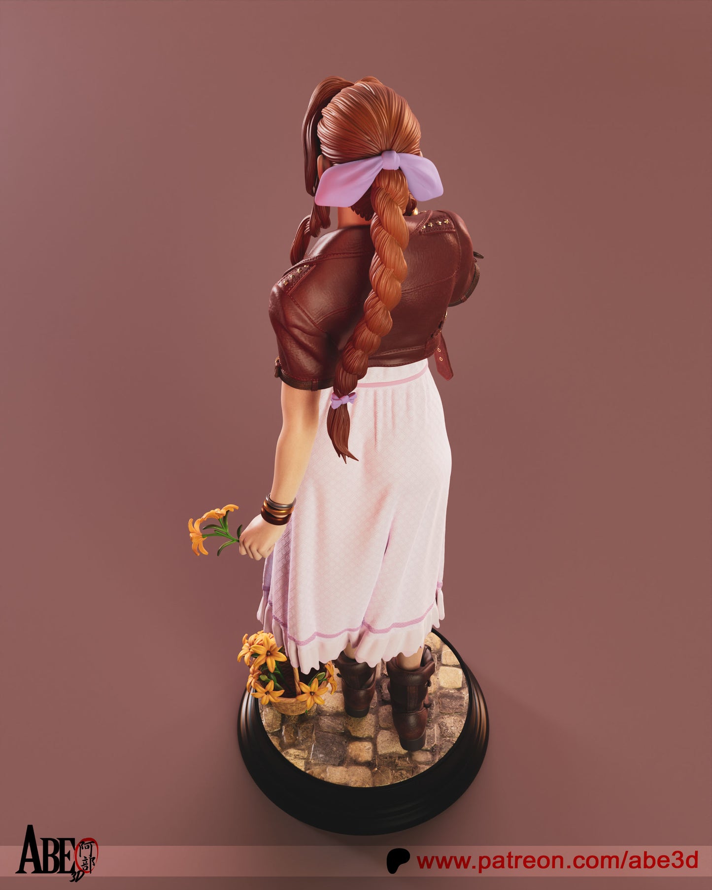 Aerith Resin Fan Art - MTO (Design by Abe3D)