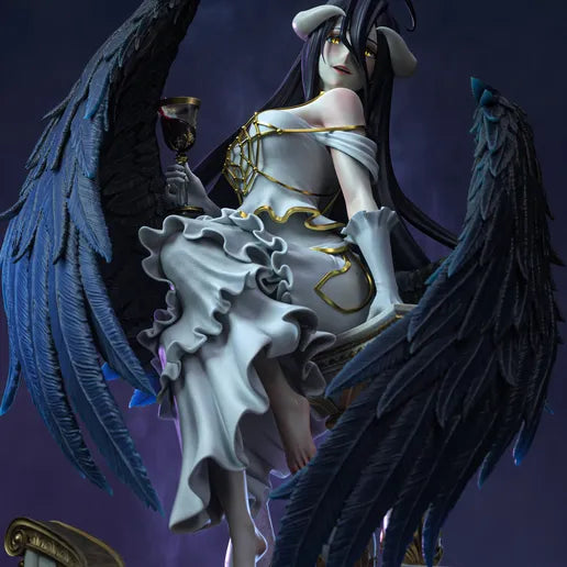 Albedo Overlord Resin Art (Tanuki Version)