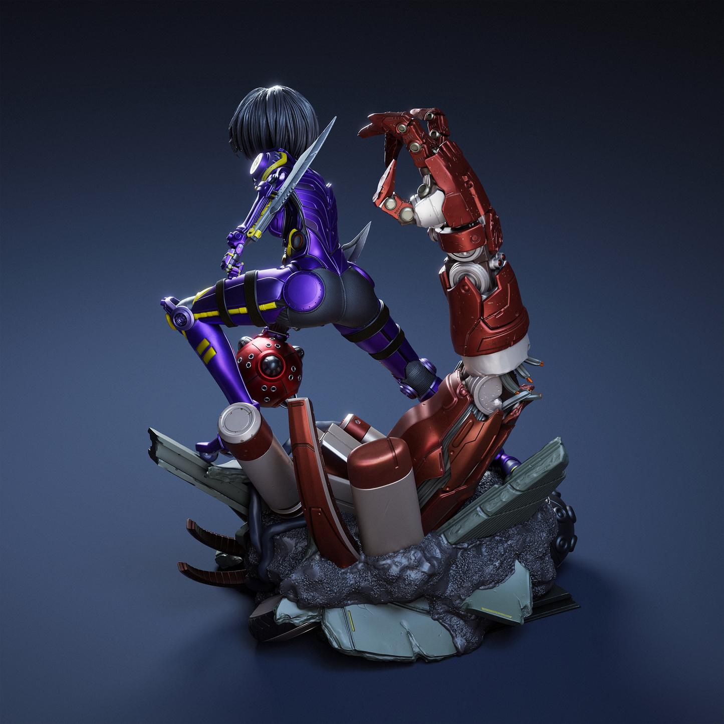 Alita Resin Fan Art - MTO (Design by CA3D Studios)