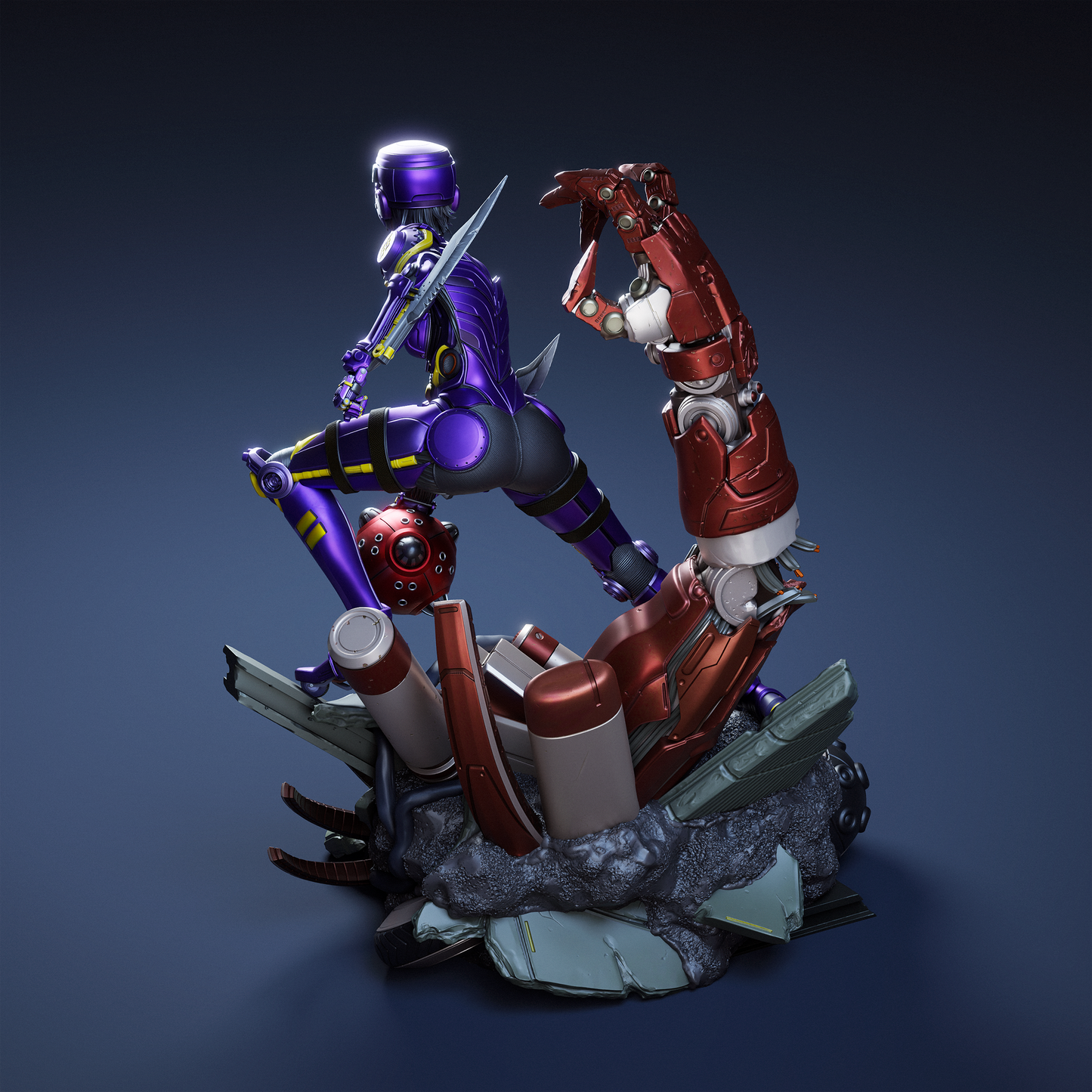 Alita Resin Fan Art - MTO (Design by CA3D Studios)