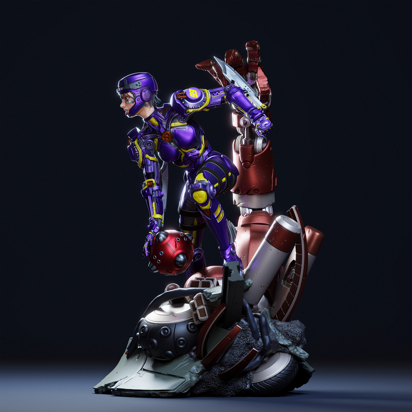 Alita Resin Fan Art - MTO (Design by CA3D Studios)