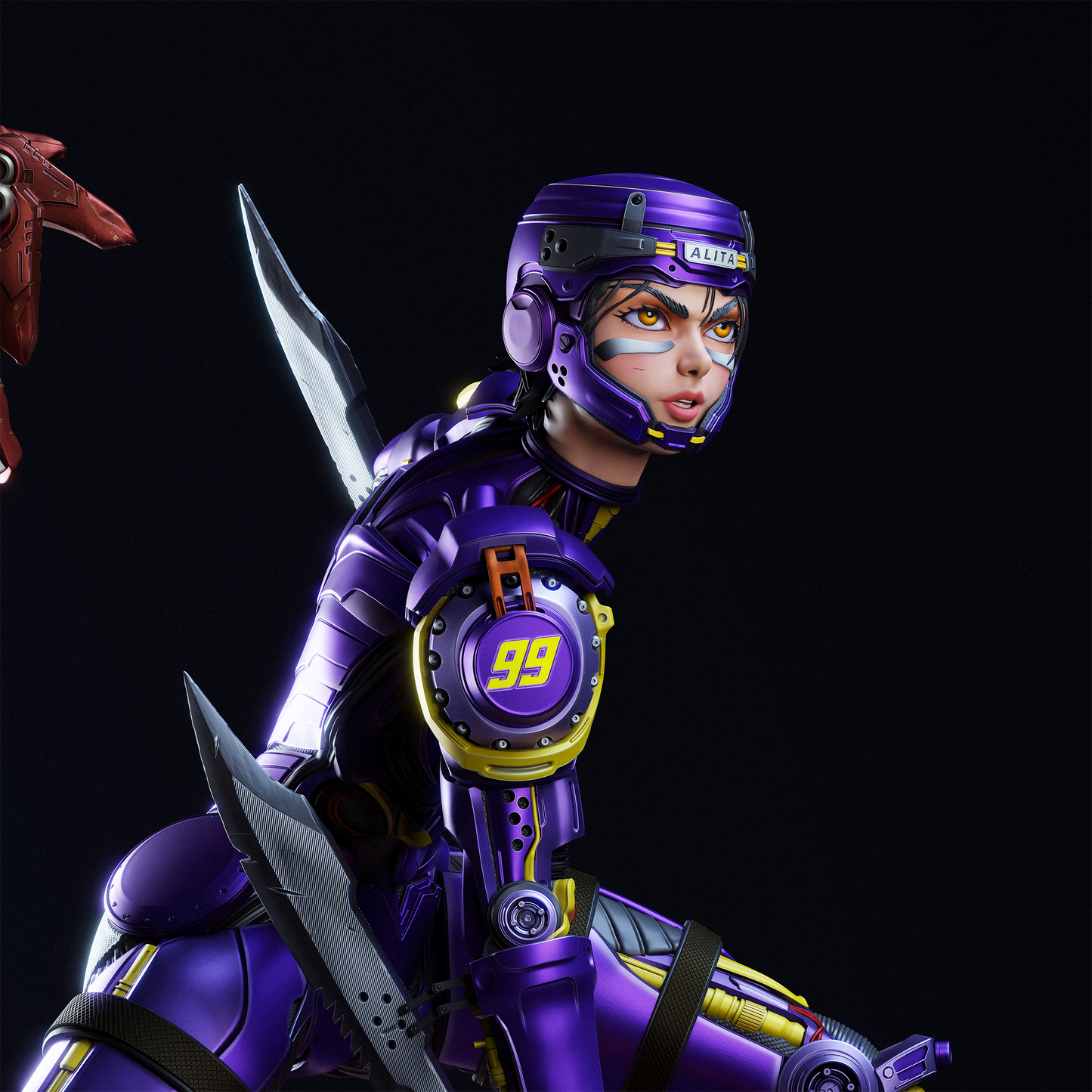 Alita Resin Fan Art - MTO (Design by CA3D Studios)