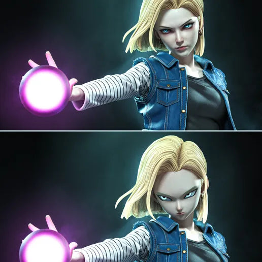 Android 18 Dragonball Z Resin Art (Tanuki Version)