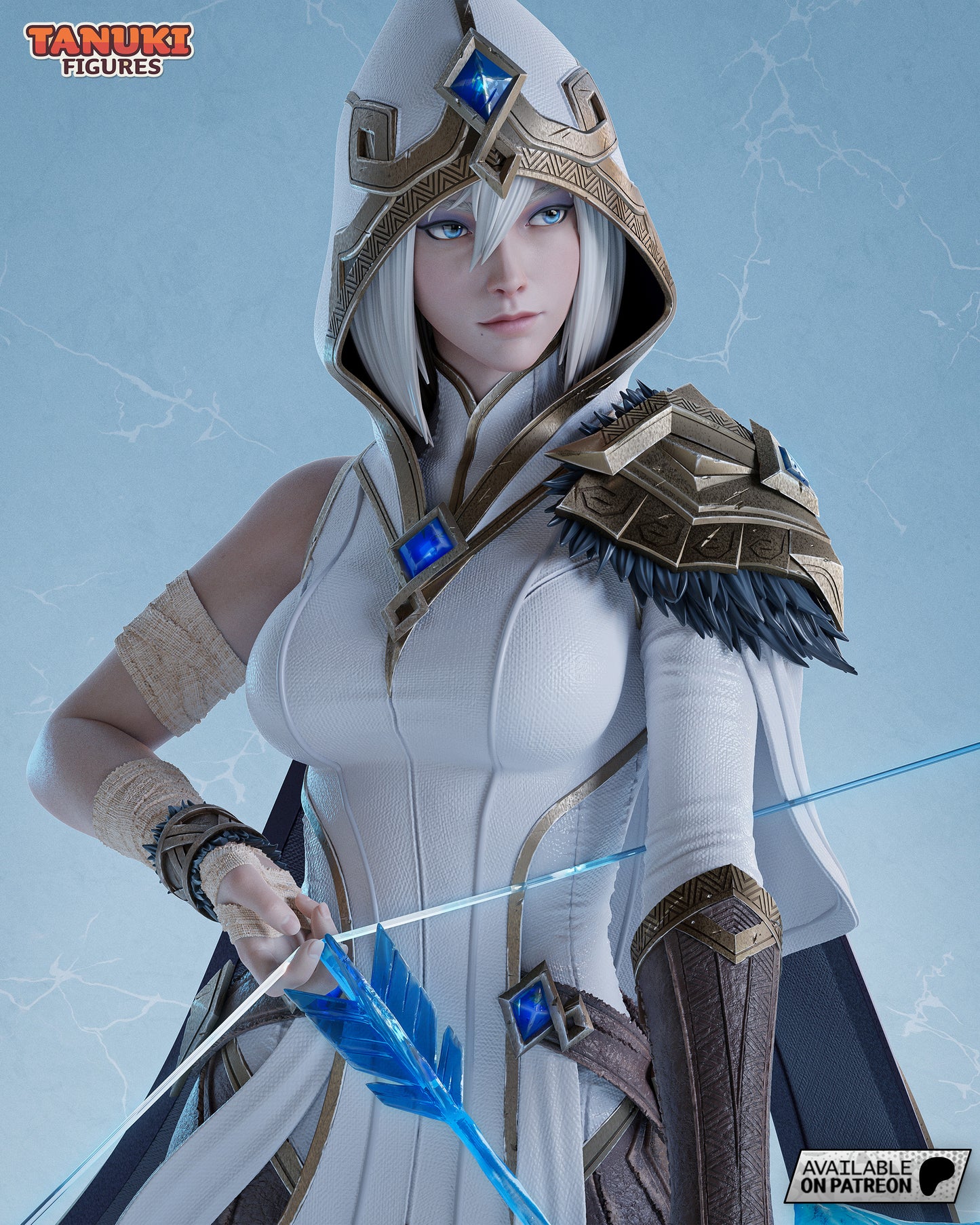 Ashe LoL Resin Fan Art - MTO (Tanuki)