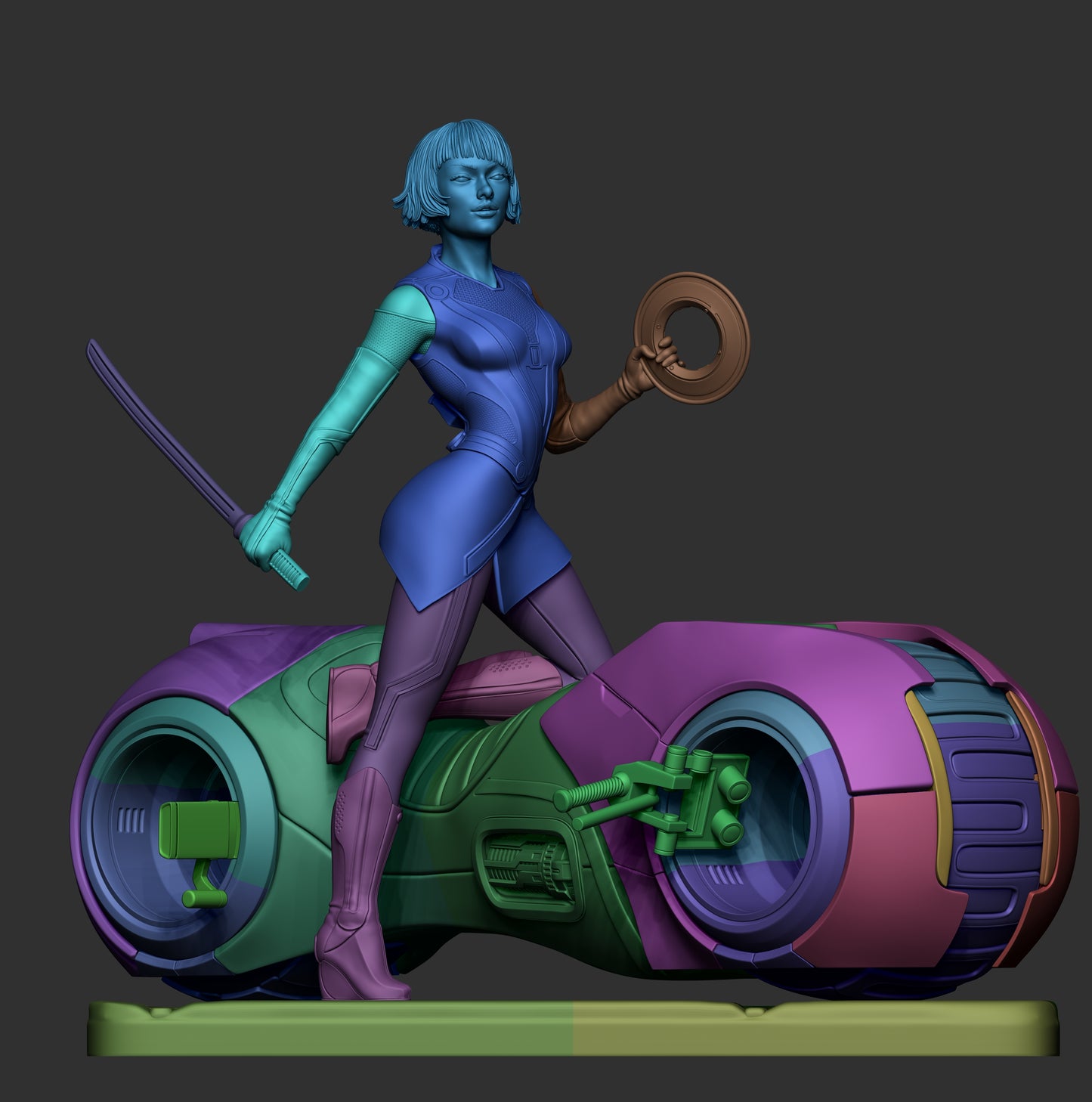Quorra Resin Art - MTO (Design by CA3D)