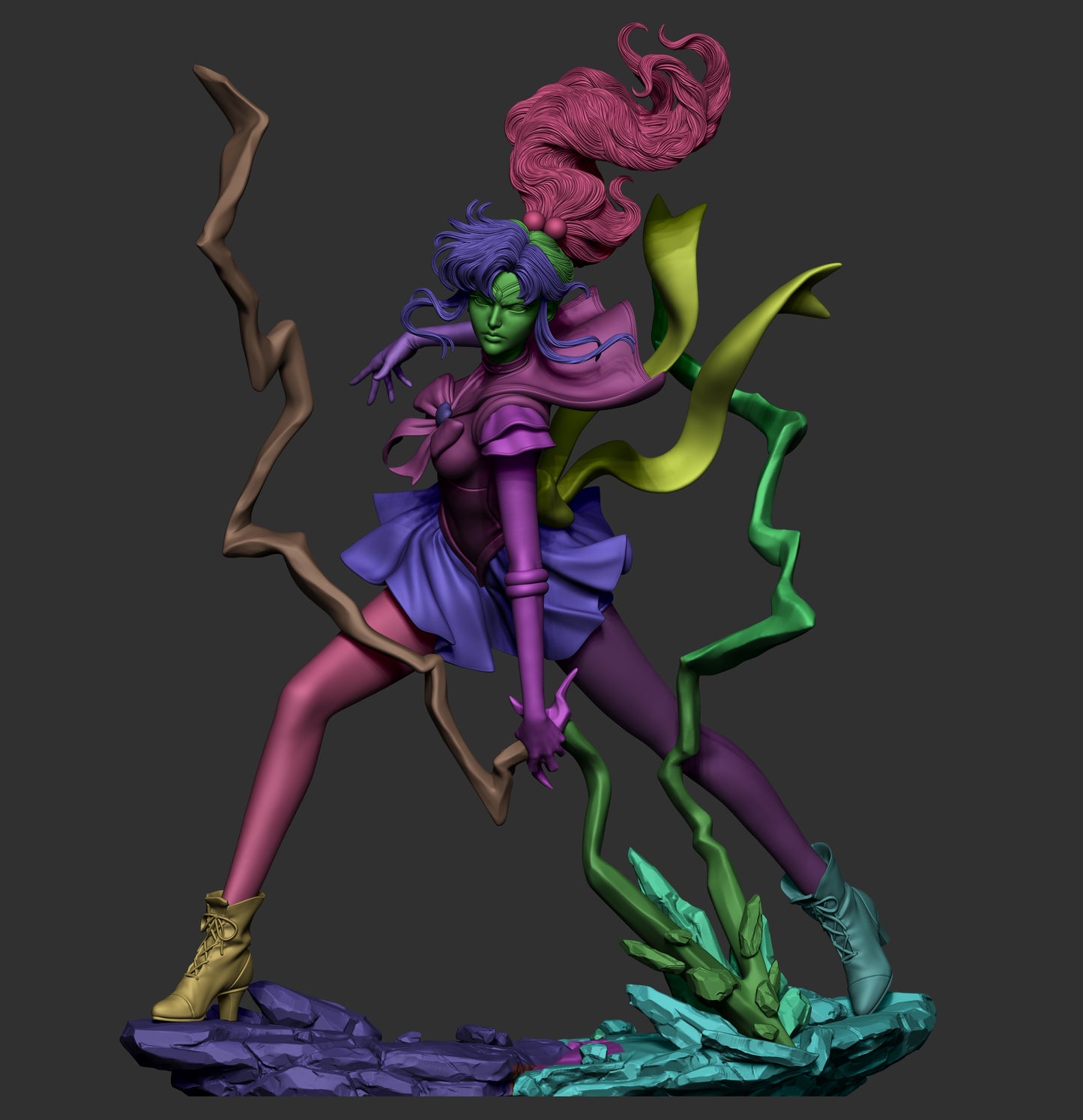 Makoto Kino (Sailor Moon) Resin Sculpture (Design by CA3D Studios)