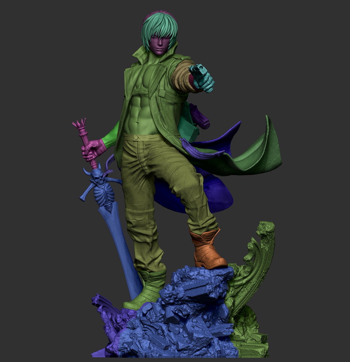 Dante Resin Sculpture (Design by CA3D Studios)