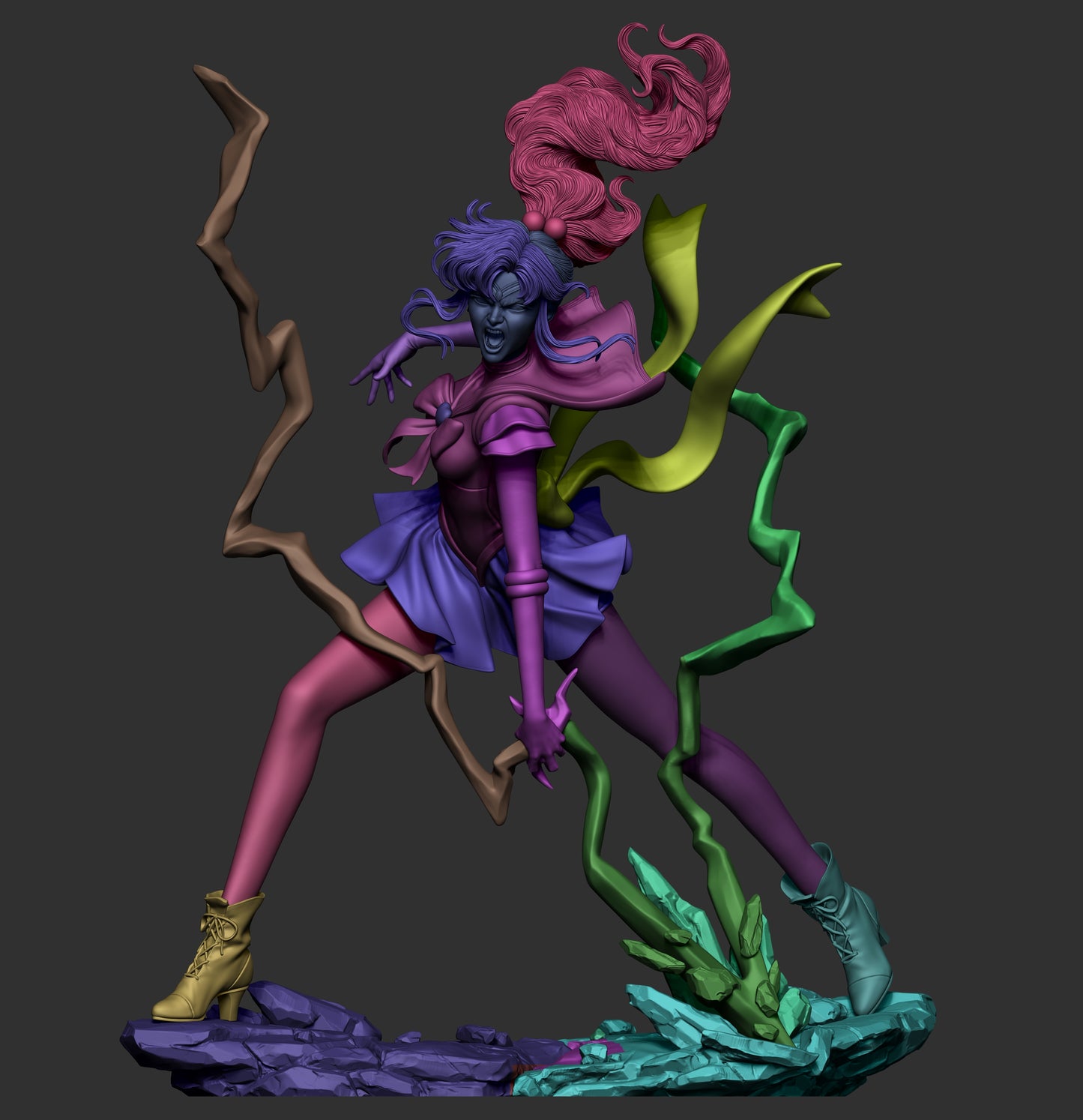 Makoto Kino (Sailor Moon) Resin Sculpture (Design by CA3D Studios)