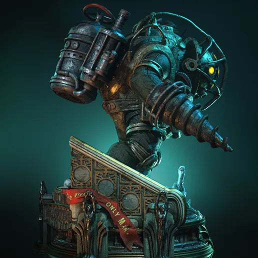Big Daddy Bioshock Resin Art (Tanuki Version)