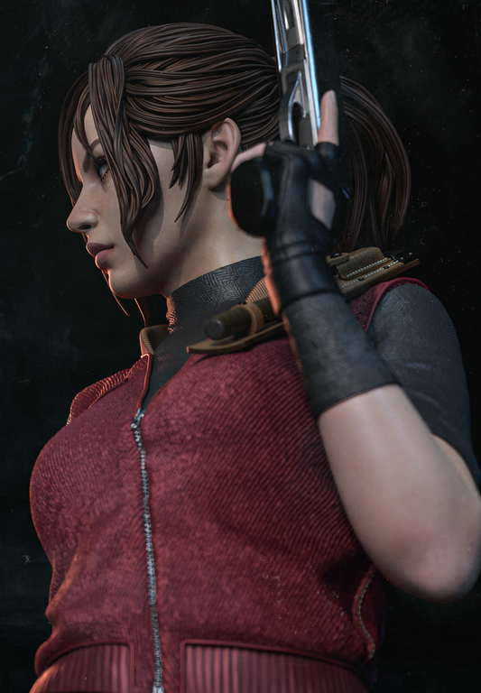 Claire Redfield Resident Evil Collectible Resin Art (Design by CA3D)