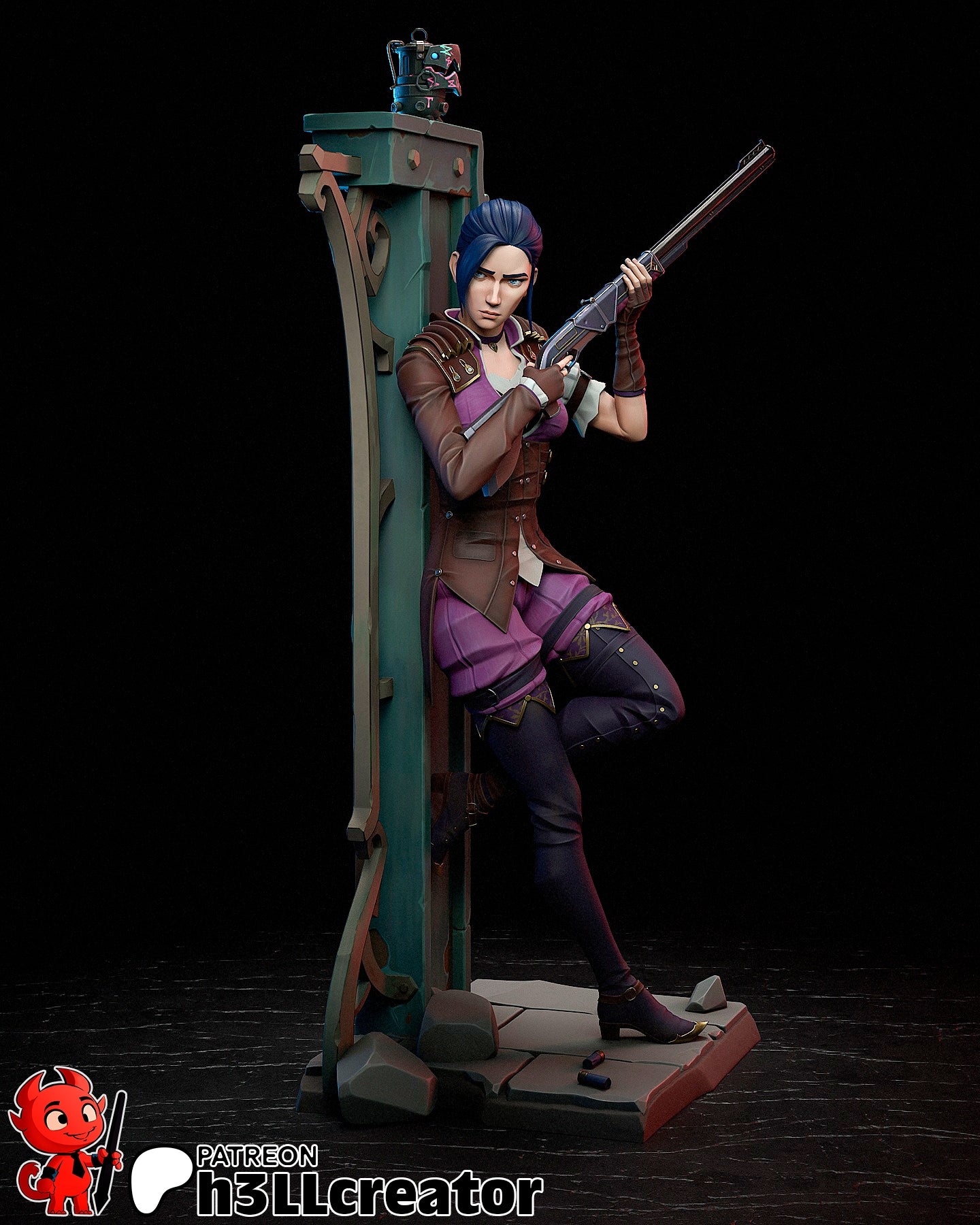 Caitlyn Resin Fan Art (H3LLcreator)