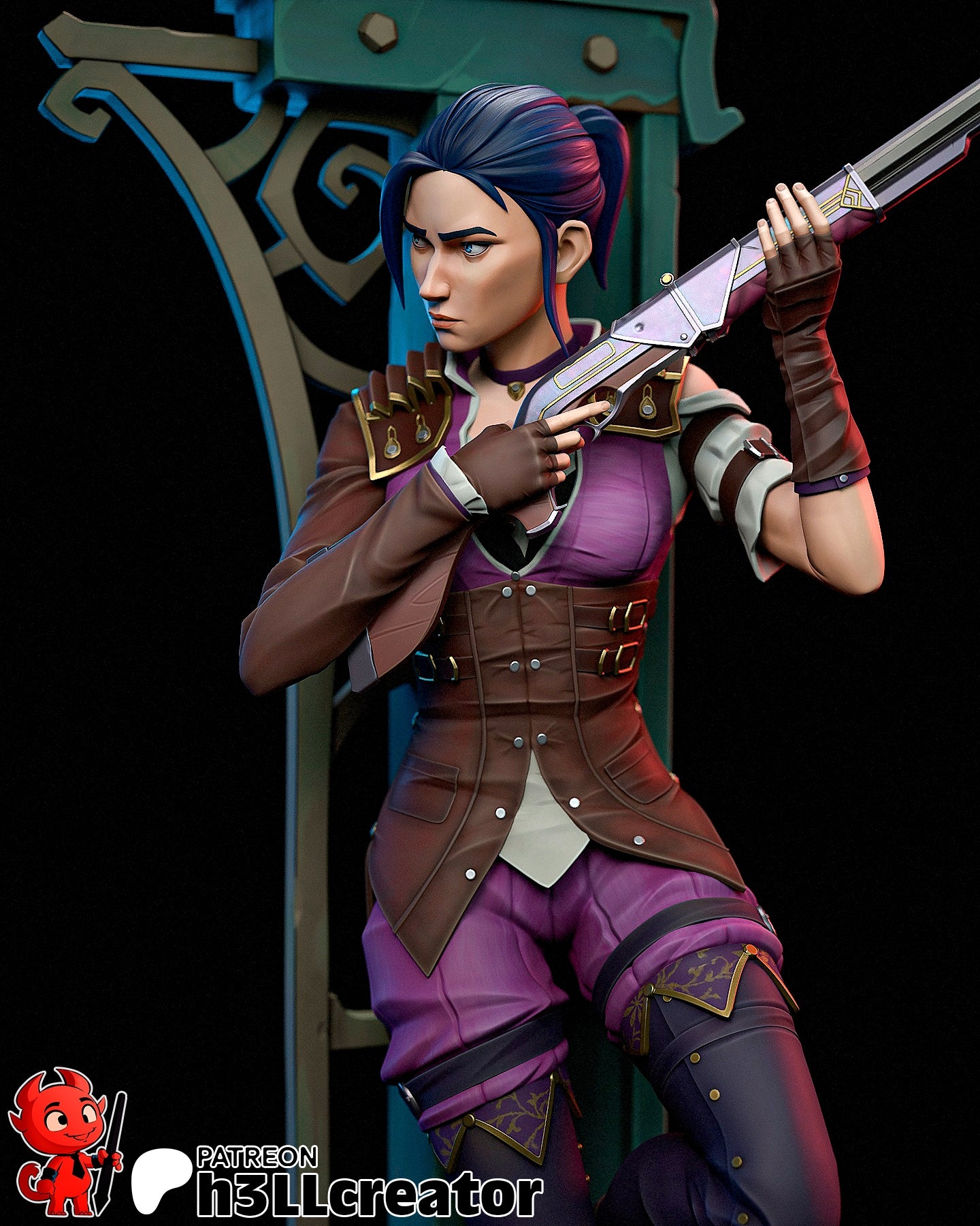 Caitlyn Resin Fan Art (H3LLcreator)