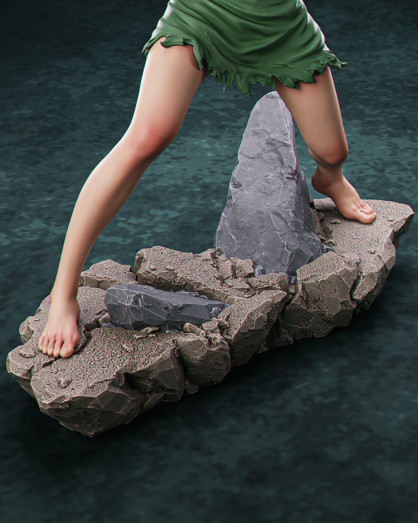 Nelliel Resin Sculpture (Design by CA3D Studios)