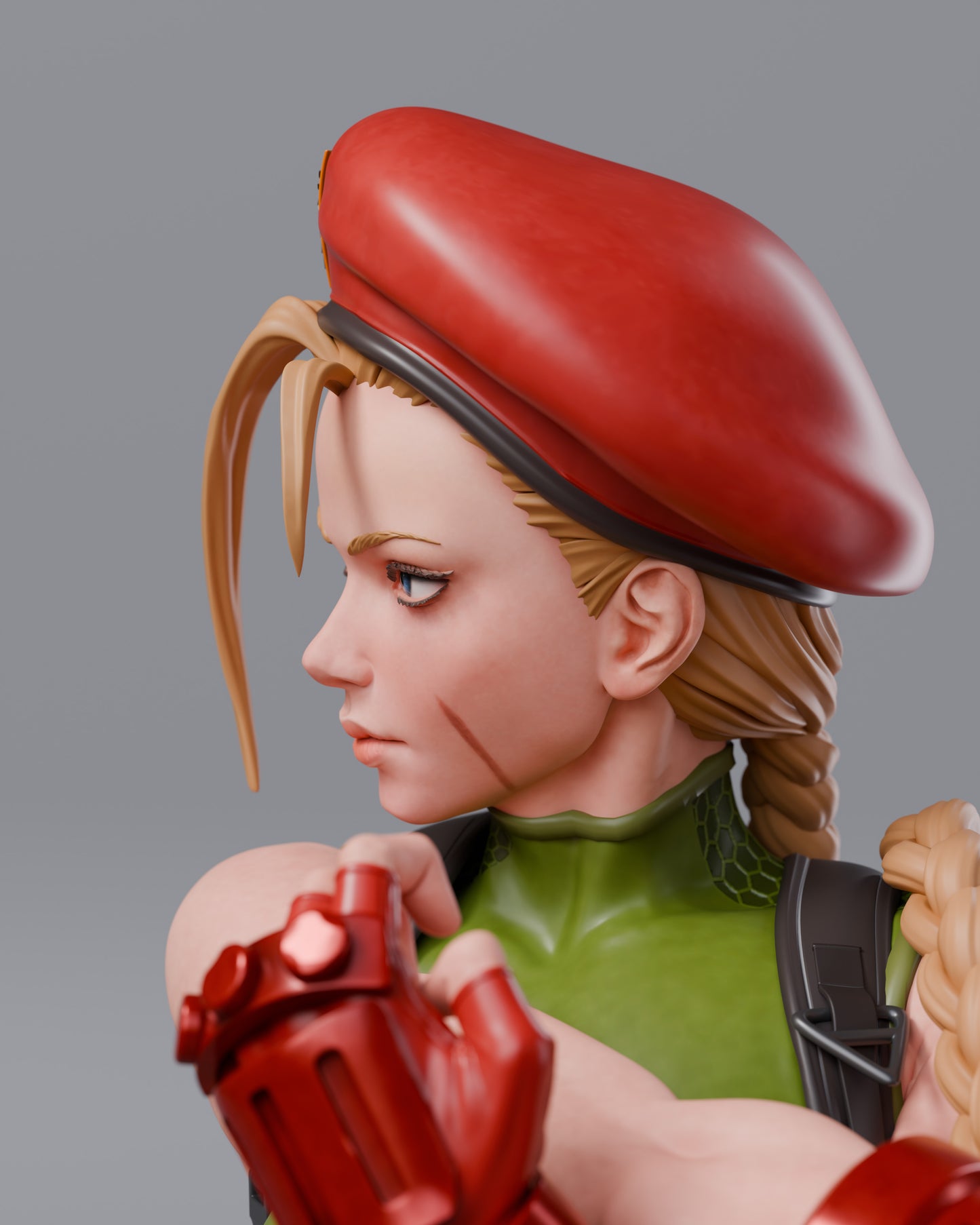 Cammy in Green Resin Fan Art - MTO (A3D)