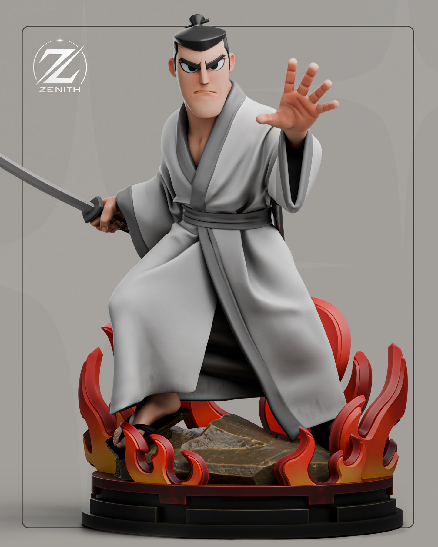 Samurai Jack Resin Art (Design by Zenith)