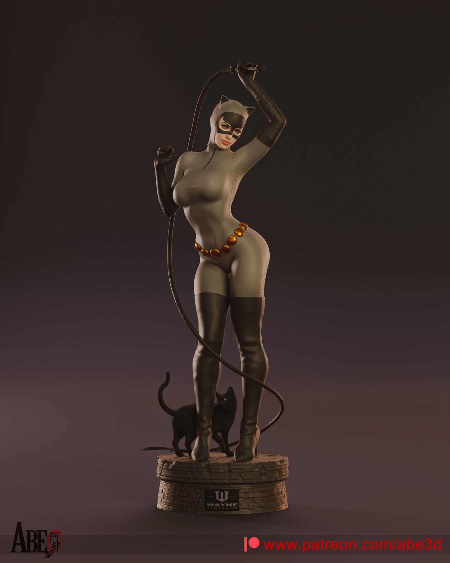 Catwoman Classic Resin Fan Art Pro Painted - MTO
