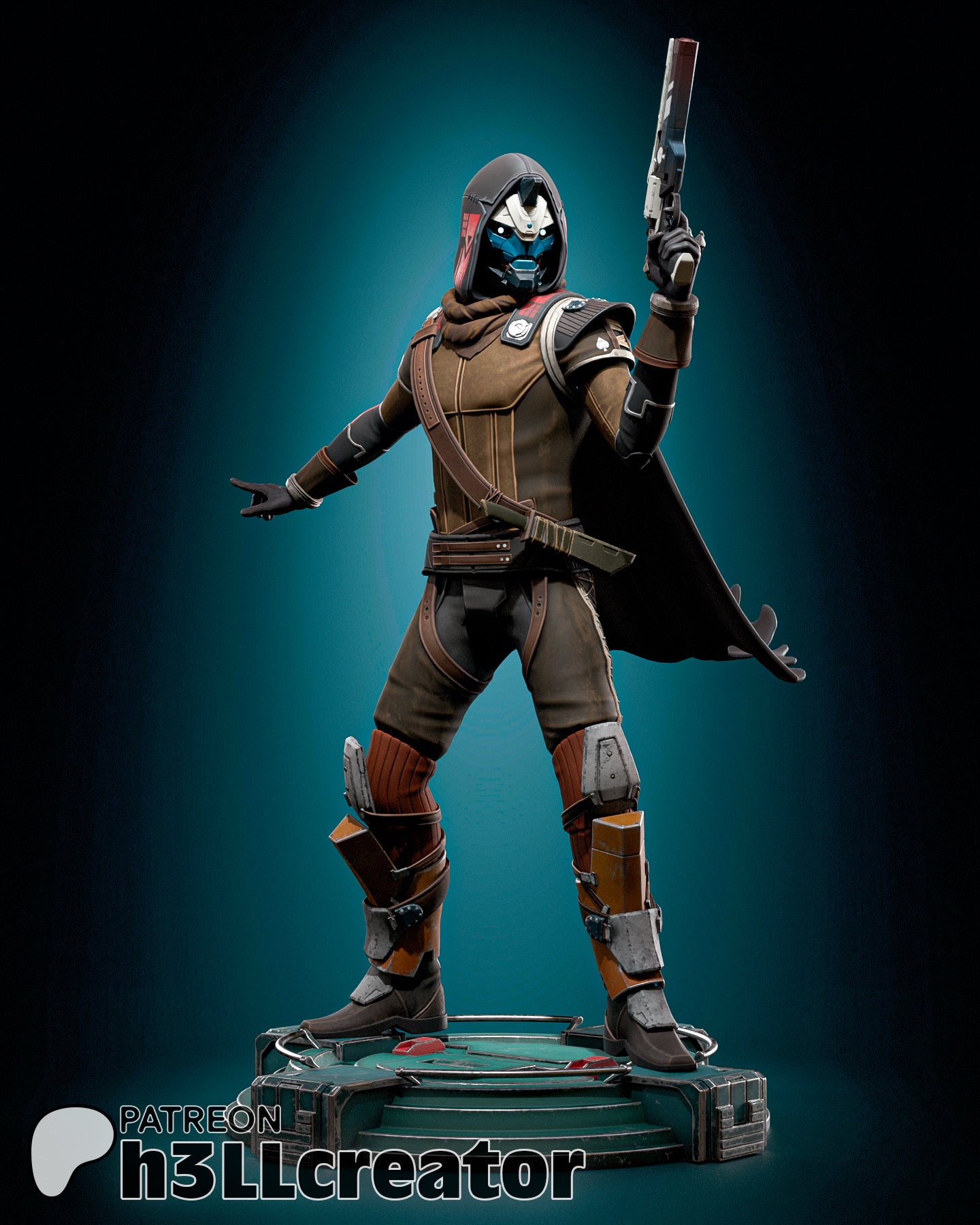 Cayde 6 Resin Fan Art Pro Painted - MTO